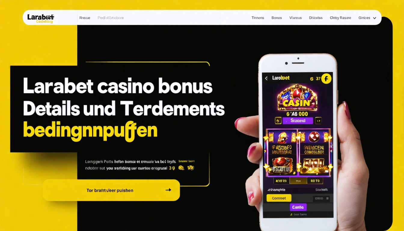 Larabet casino bonus Details und Bedingungen prüfen